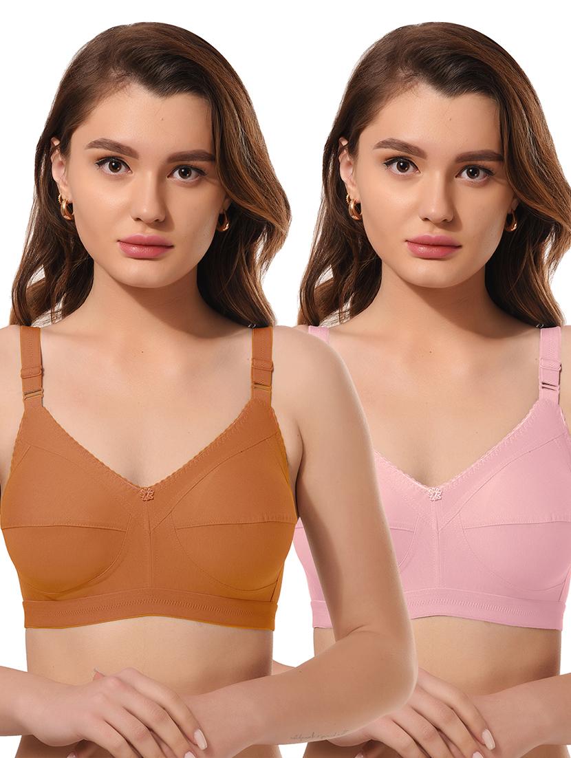 pack of 2 solid bra combo - 21457219 -  Zoom Image - 0