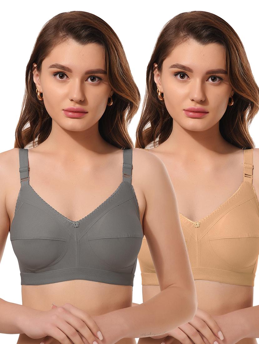 pack of 2 solid bra combo - 21457221 - Zoom Image - 0