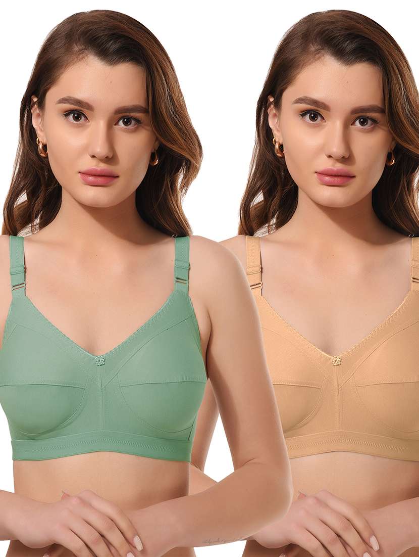 pack of 2 solid bra combo - 21457225 -  Zoom Image - 0