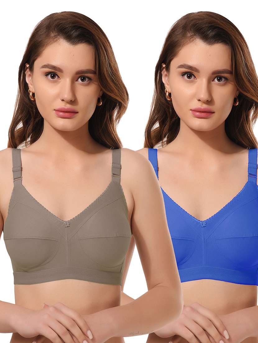 pack of 2 solid bra combo - 21457239 - Zoom Image - 0