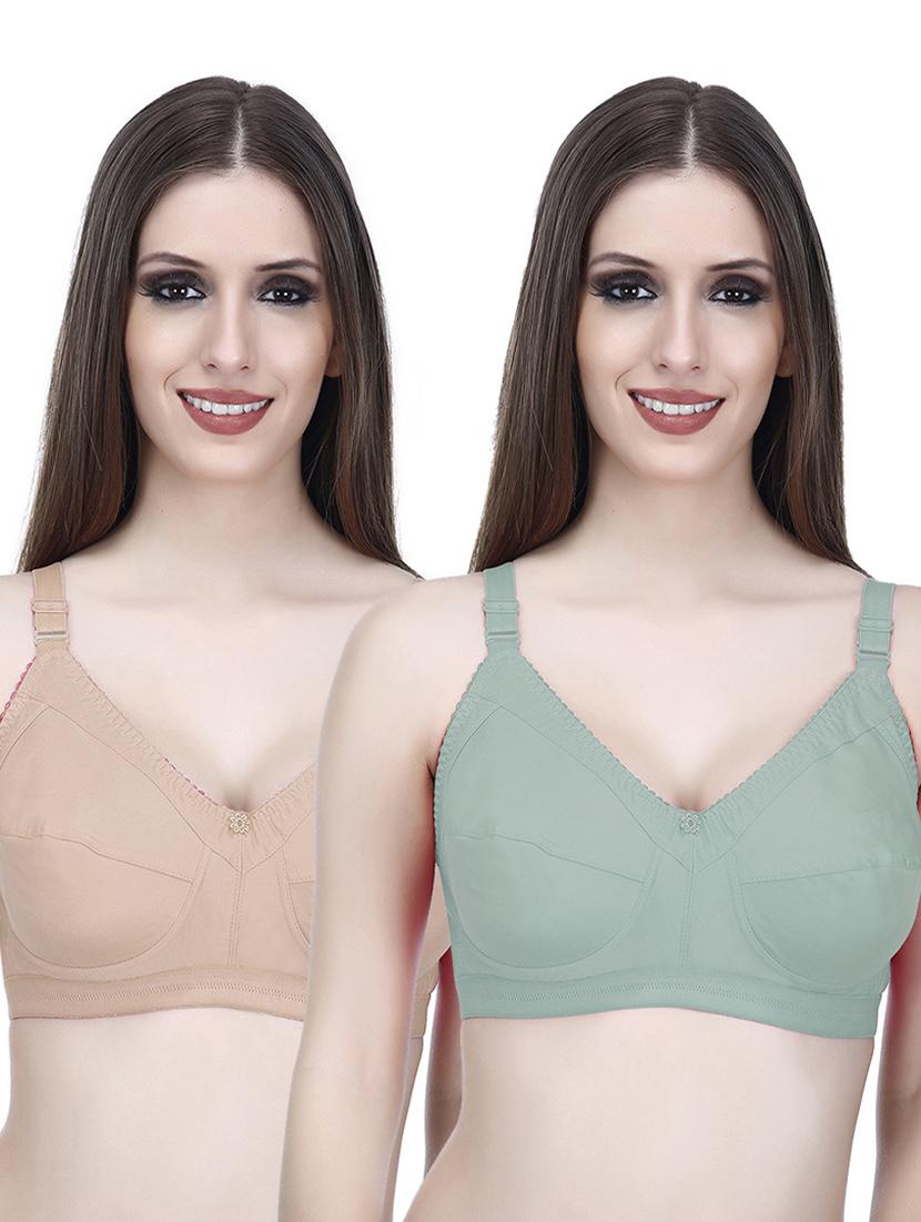 women pack of 2 solid bra combo - 21457256 - Zoom Image - 0