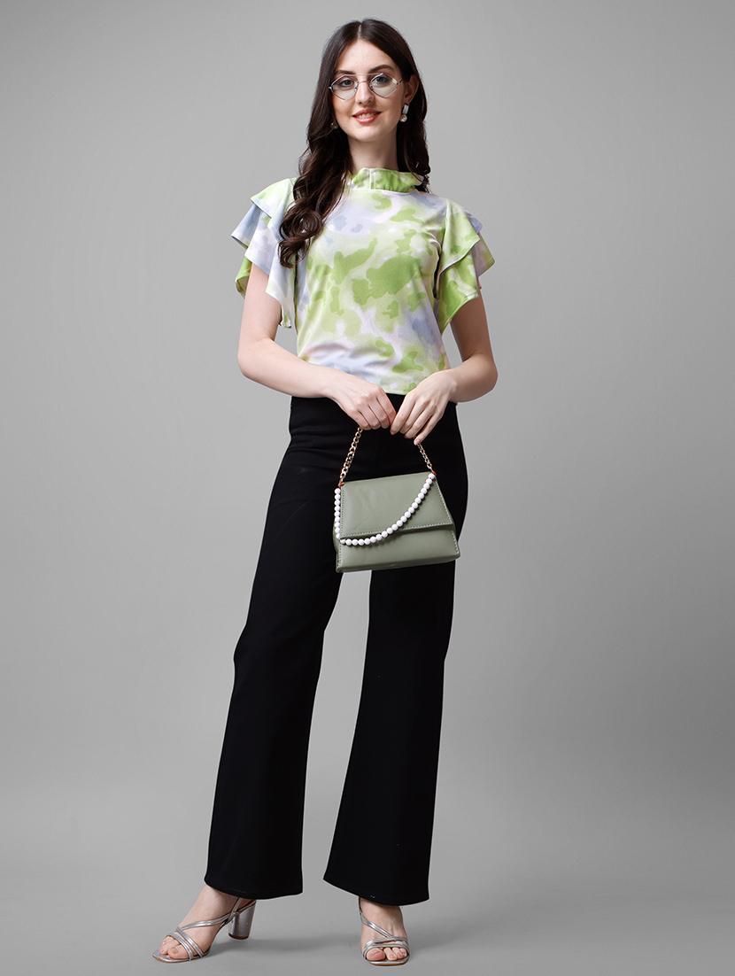 women printed flared sleeves top - 21457417 - Standard Image - 3
