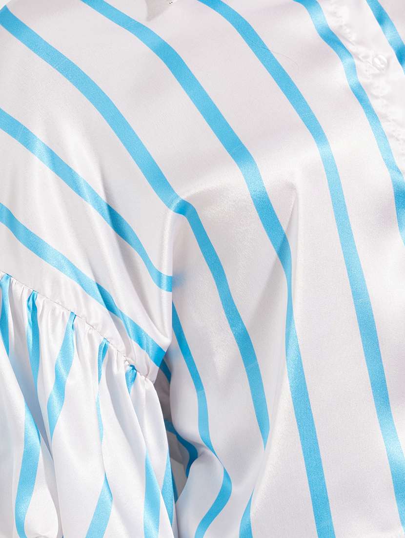 women white satin regular shirt - 21457635 -  Standard Image - 3