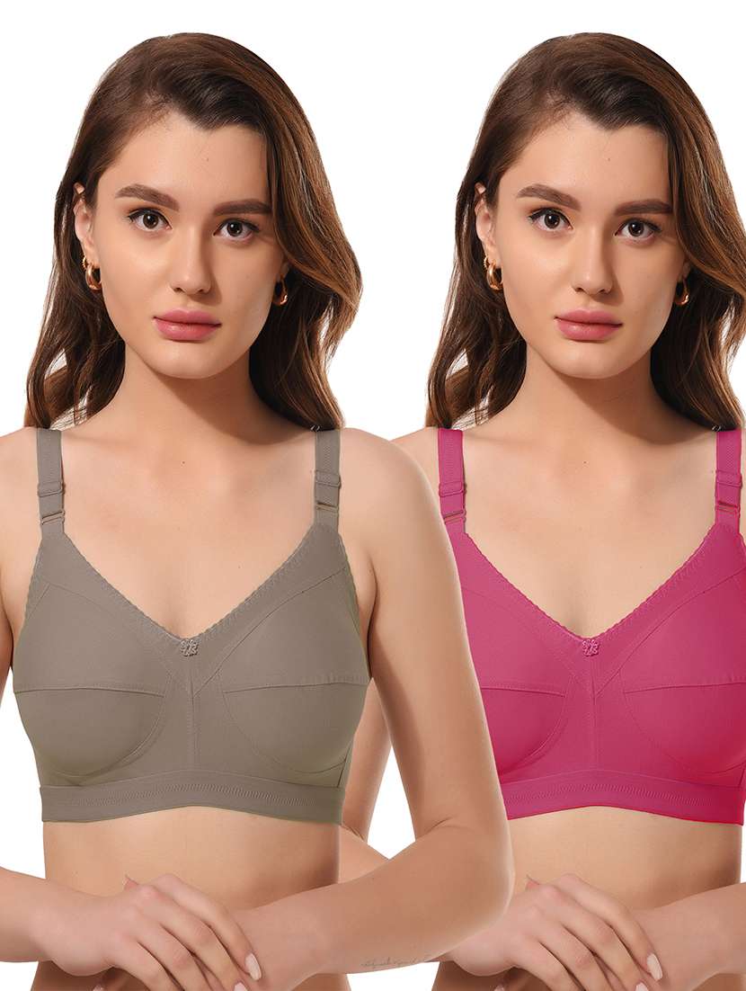 pack of 2 solid bra combo - 21457894 - Zoom Image - 0