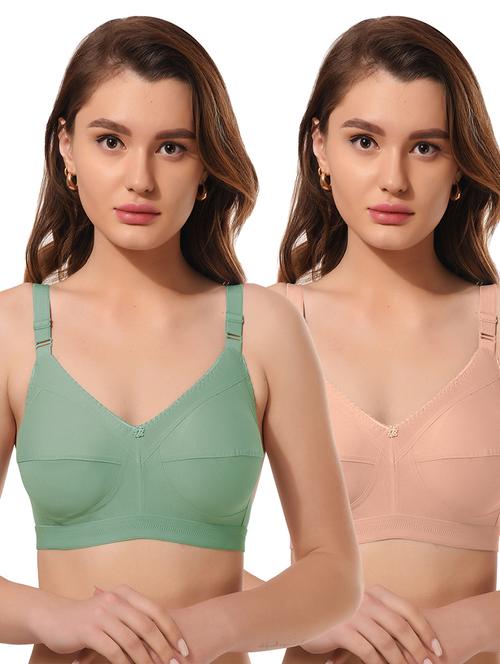 pack of 2 solid bra combo - 21457934 -  Standard Image - 0