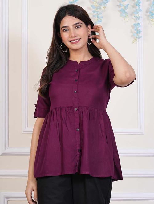 women solid top and trouser co-ord set - 21457950 - Standard Image - 0