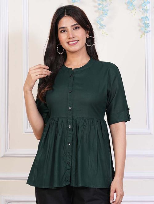 women solid top and trouser co-ord set - 21457951 -  Standard Image - 0
