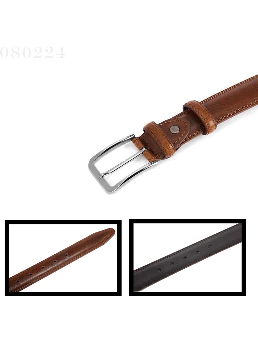 brown leather belt - 21457979 - Standard Image - 3