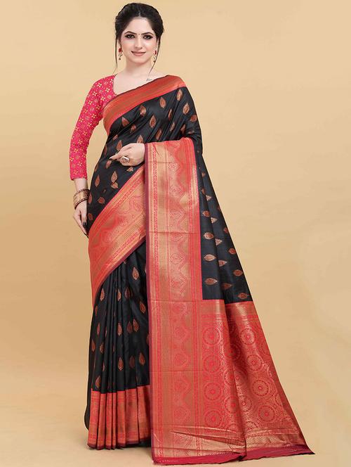 women self design kanjivaram saree - 21458164 -  Standard Image - 0