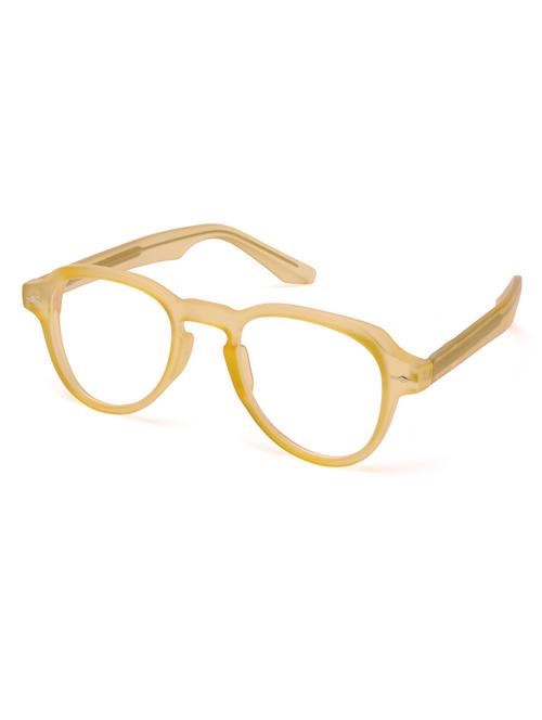 women round blue cut transparent eyeglasses - 21458172 -  Standard Image - 0