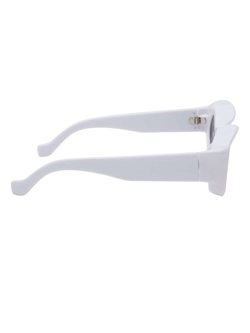 ted smith grey wayfarer sunglasses for men & women | full rim & acetate frame | large face ( 70-15-140 ) - 21458289 -  Standard Image - 3