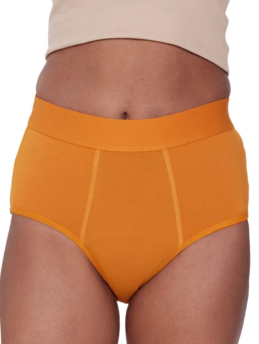orange cotton hipster panty