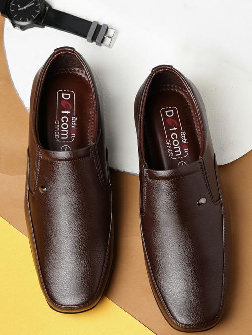 men slip on formal shoes - 21460203 - Standard Image - 0