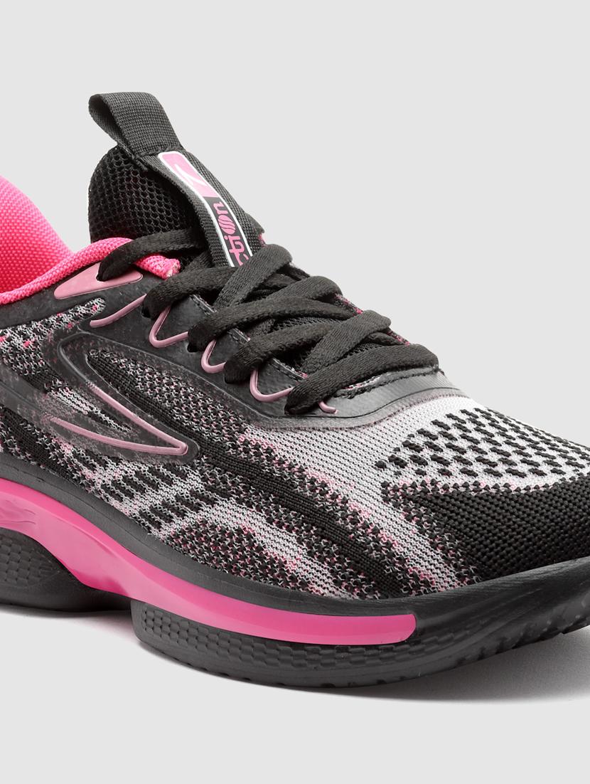 women solid lace-up sports shoes - 21460387 - Standard Image - 5