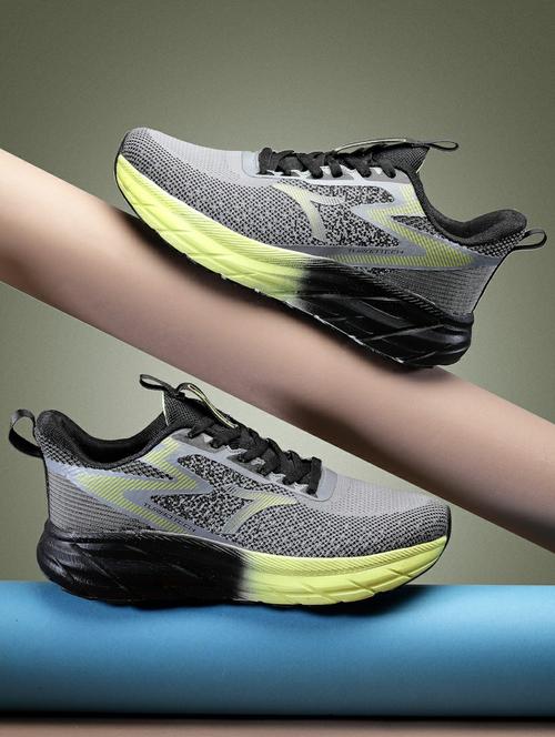 men lace up running sport shoes - 21460695 - Standard Image - 0