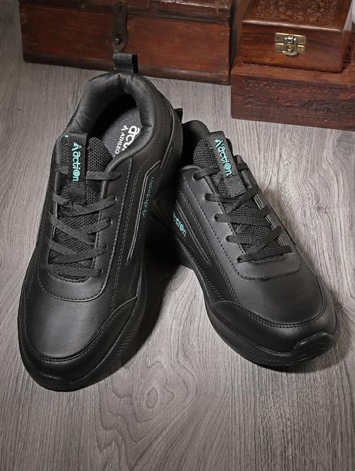 men lace up sports shoes - 21460767 - Standard Image - 0