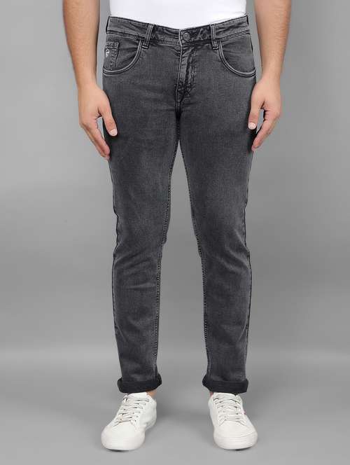 men mid rise plain jeans - 21461063 - Standard Image - 0