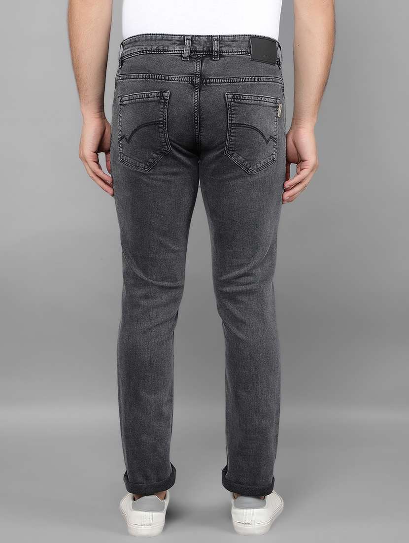 men mid rise plain jeans - 21461063 - Standard Image - 3