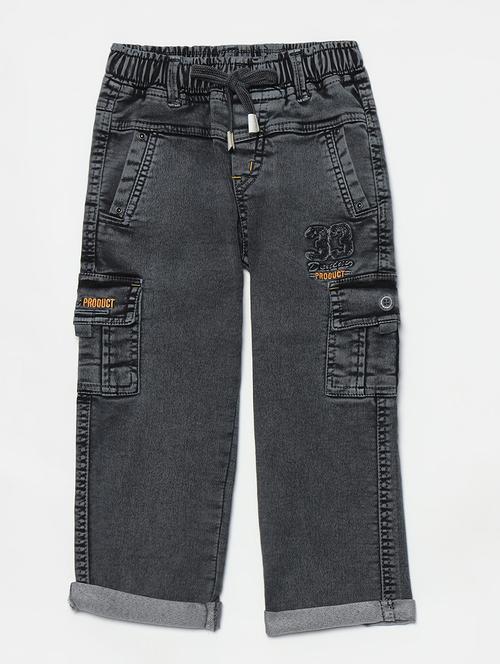 boys mid rise plain jeans - 21461160 - Standard Image - 0