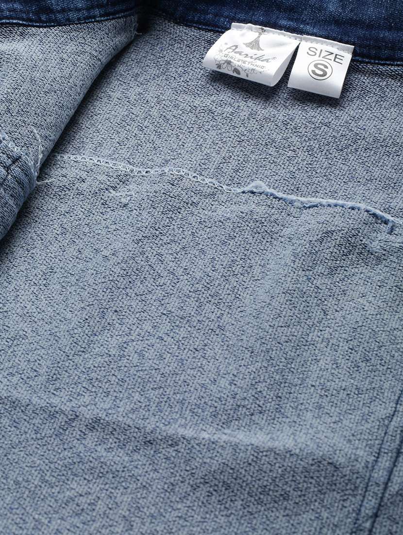 navy blue denim summer jacket - 21461486 -  Standard Image - 5