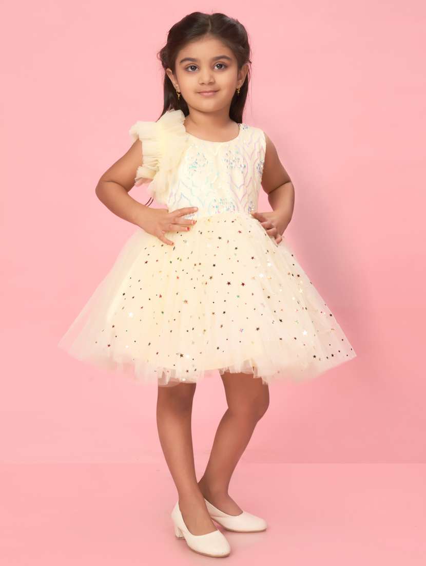 girls lemon self-designed frock - 21462284 - Zoom Image - 0