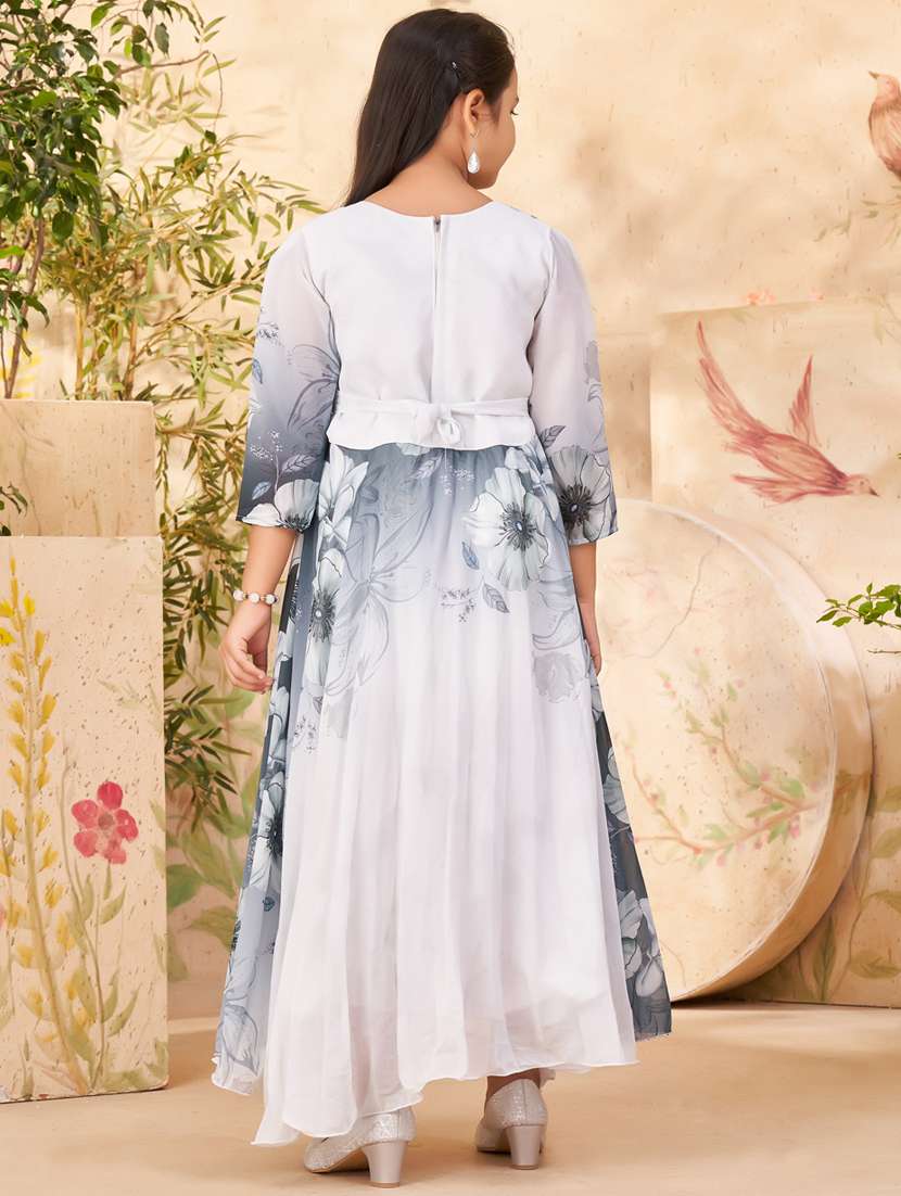 girl cotton blend casual wear frock - 21462344 -  Standard Image - 3