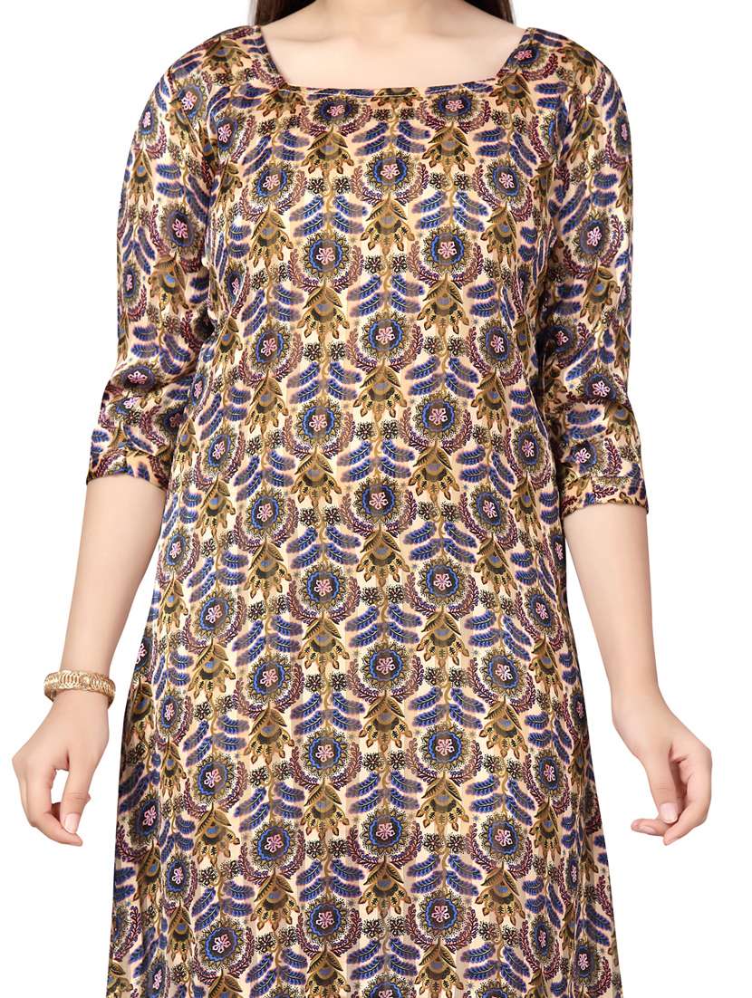 girls multicolored printed frock - 21462422 -  Standard Image - 3