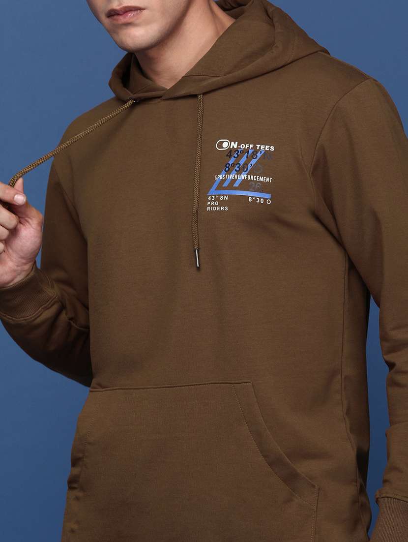 men placement print hooded sweatshirt - 21463191 -  Standard Image - 5