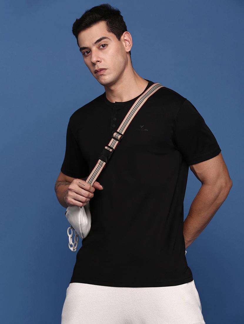men solid round neck t-shirt - 21463201 - Standard Image - 3