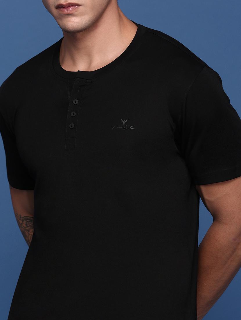 men solid round neck t-shirt - 21463201 - Standard Image - 5