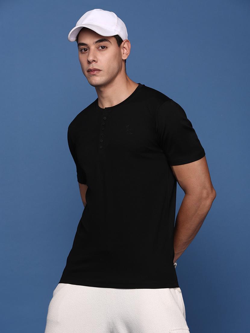 men solid round neck t-shirt - 21463204 - Standard Image - 3