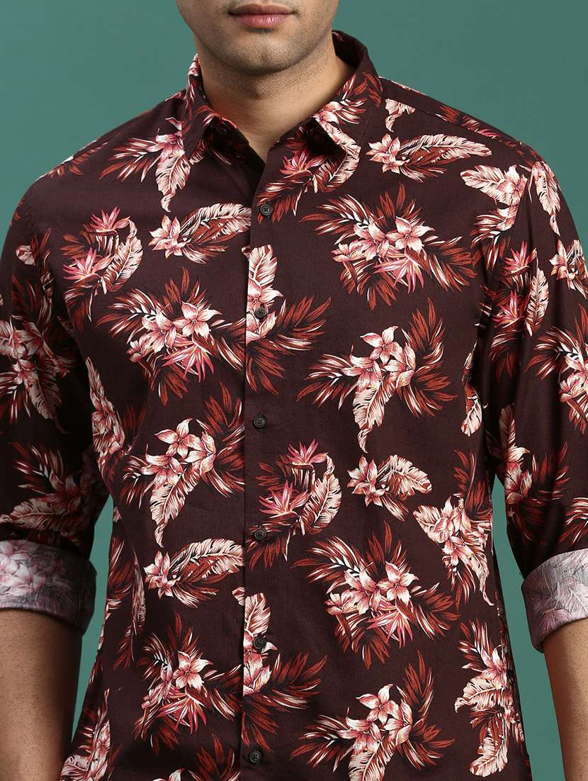 men printed casual shirt - 21463230 -  Standard Image - 5