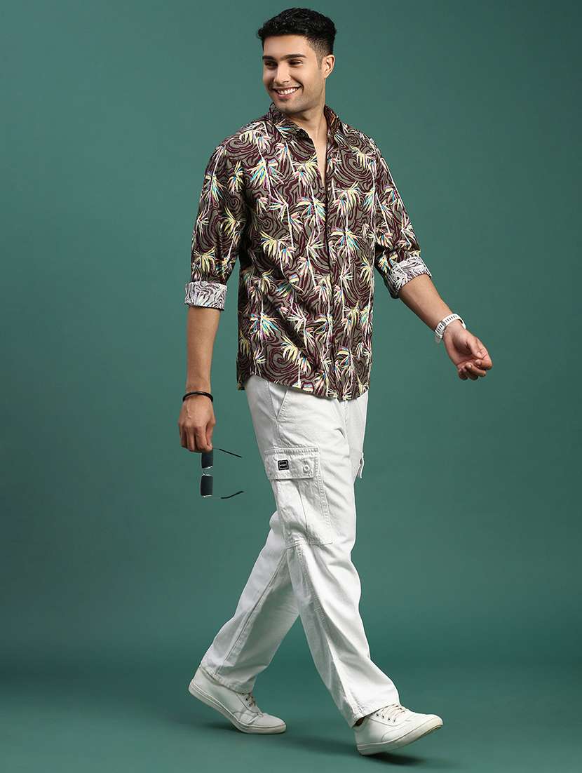 men printed casual shirt - 21463231 -  Standard Image - 5