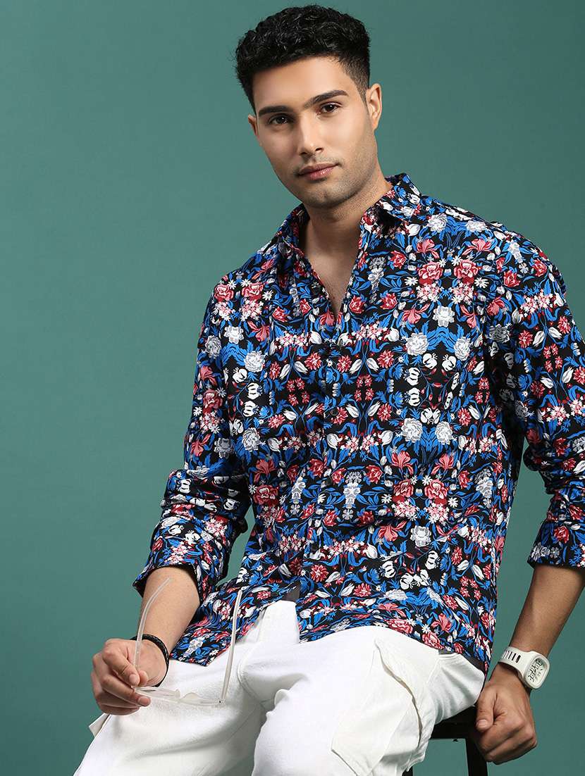 men printed cotton casual shirt - 21463241 -  Standard Image - 3