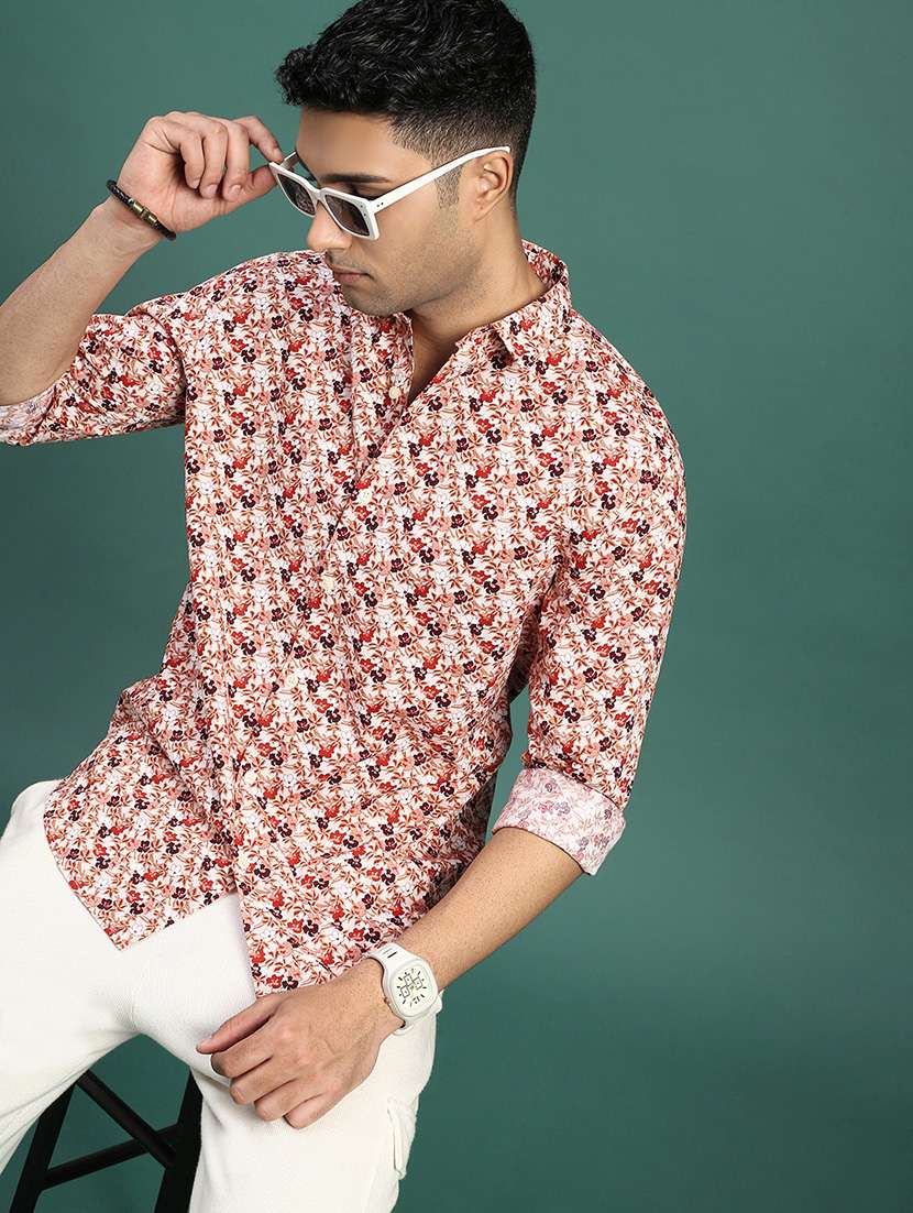 men printed cotton casual shirt - 21463242 -  Standard Image - 3