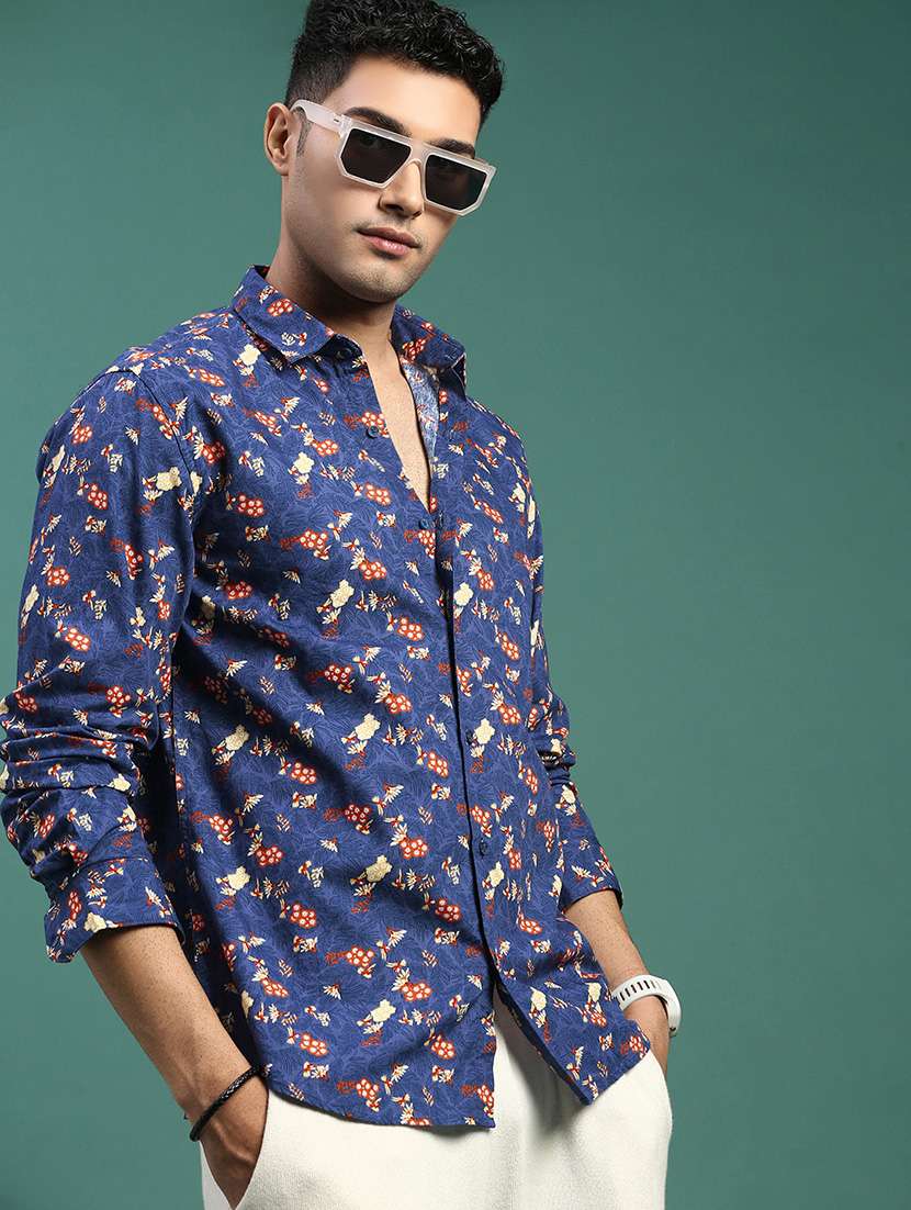 men printed cotton casual shirt - 21463245 -  Standard Image - 3