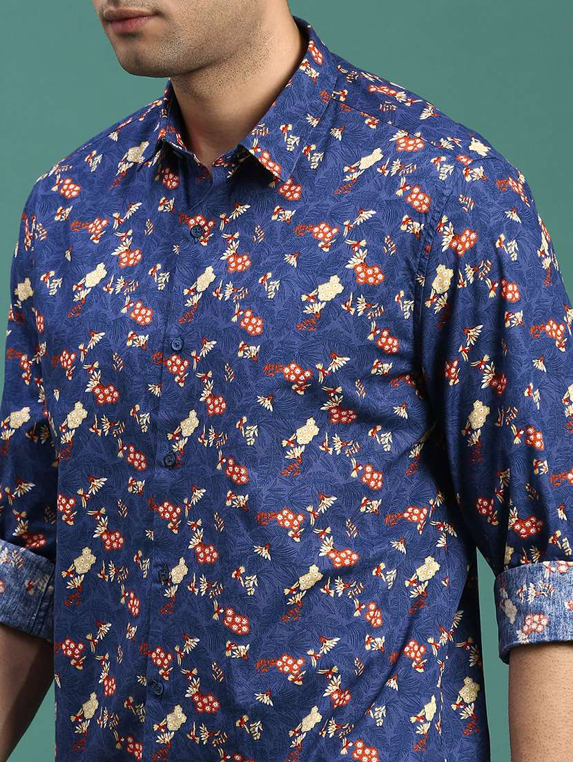 men printed cotton casual shirt - 21463245 -  Standard Image - 5