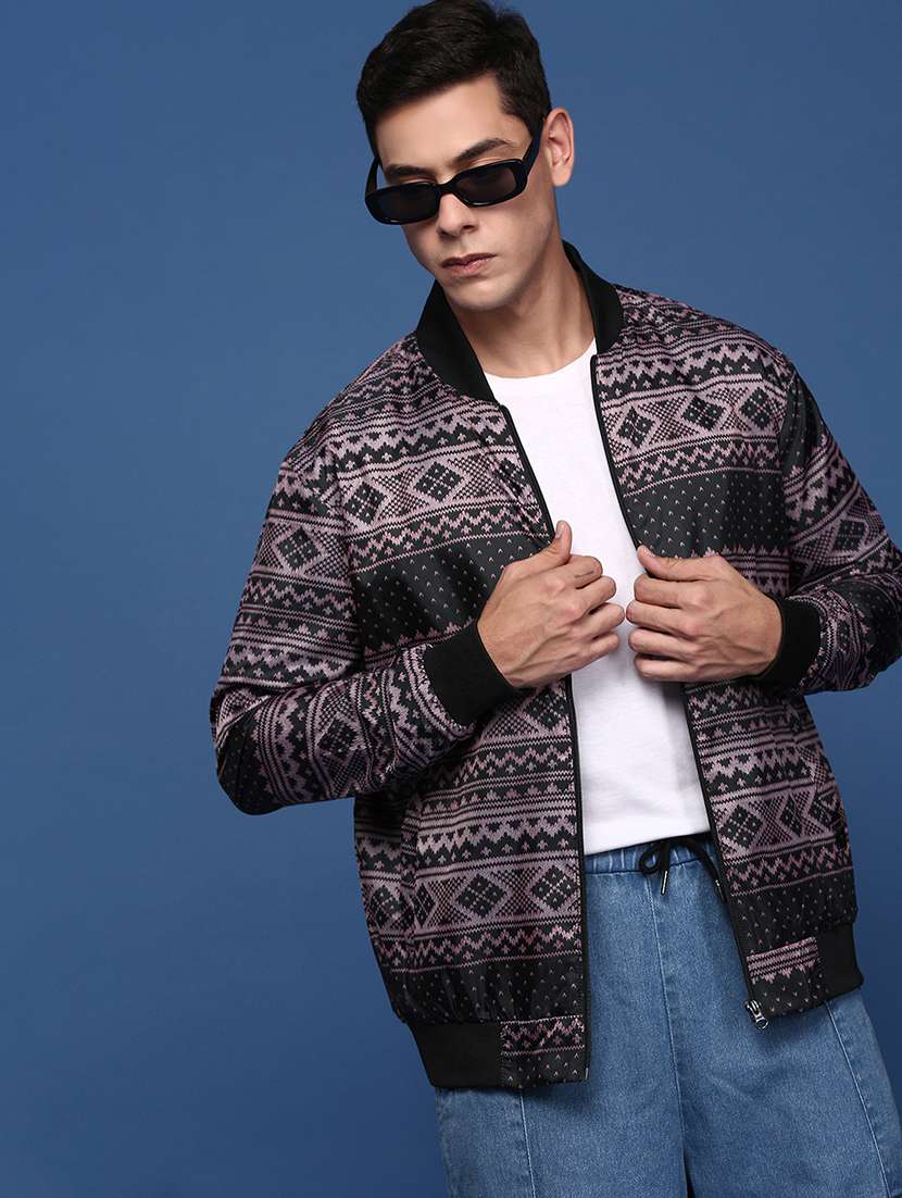 men printed bomber jacket - 21463265 -  Standard Image - 3