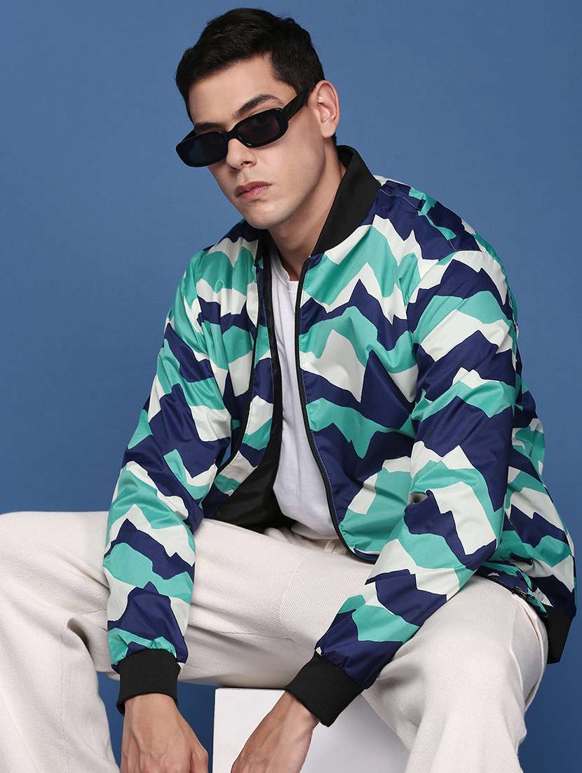 men printed bomber jacket - 21463270 -  Standard Image - 3