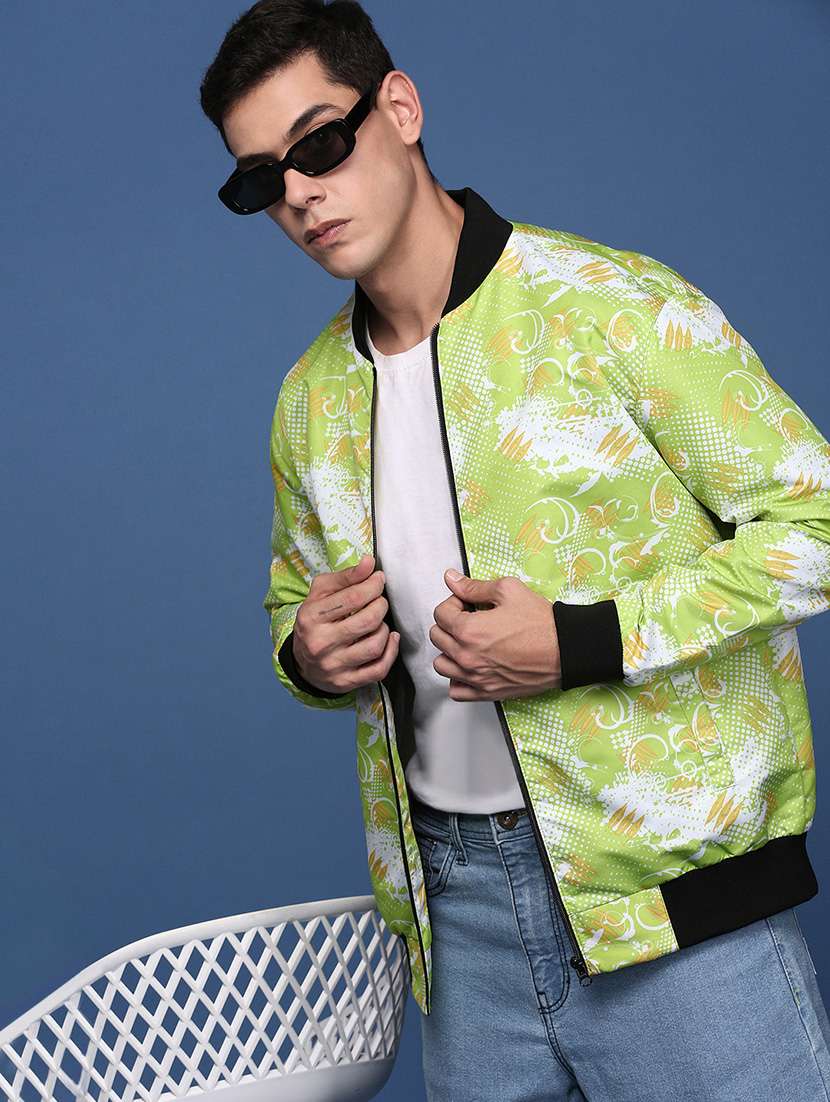 men printed bomber jacket - 21463272 -  Standard Image - 3