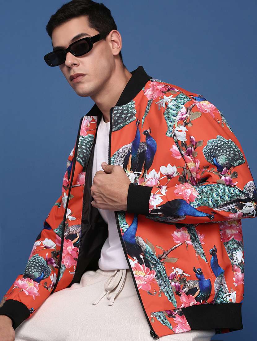 men printed bomber jacket - 21463275 -  Standard Image - 3