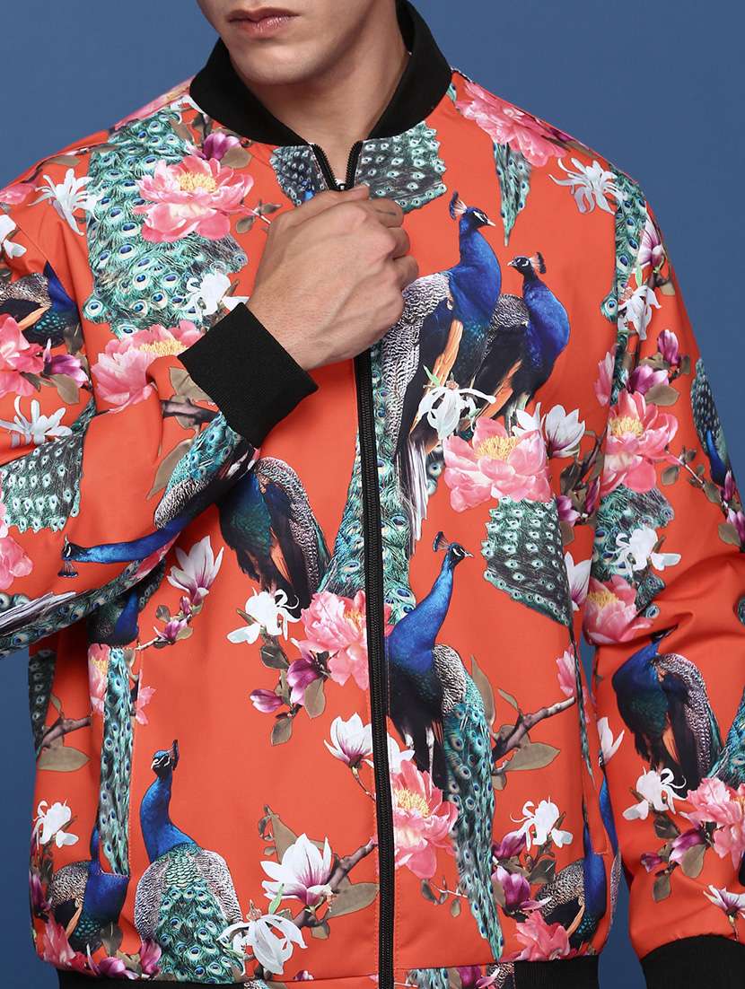 men printed bomber jacket - 21463275 -  Standard Image - 5
