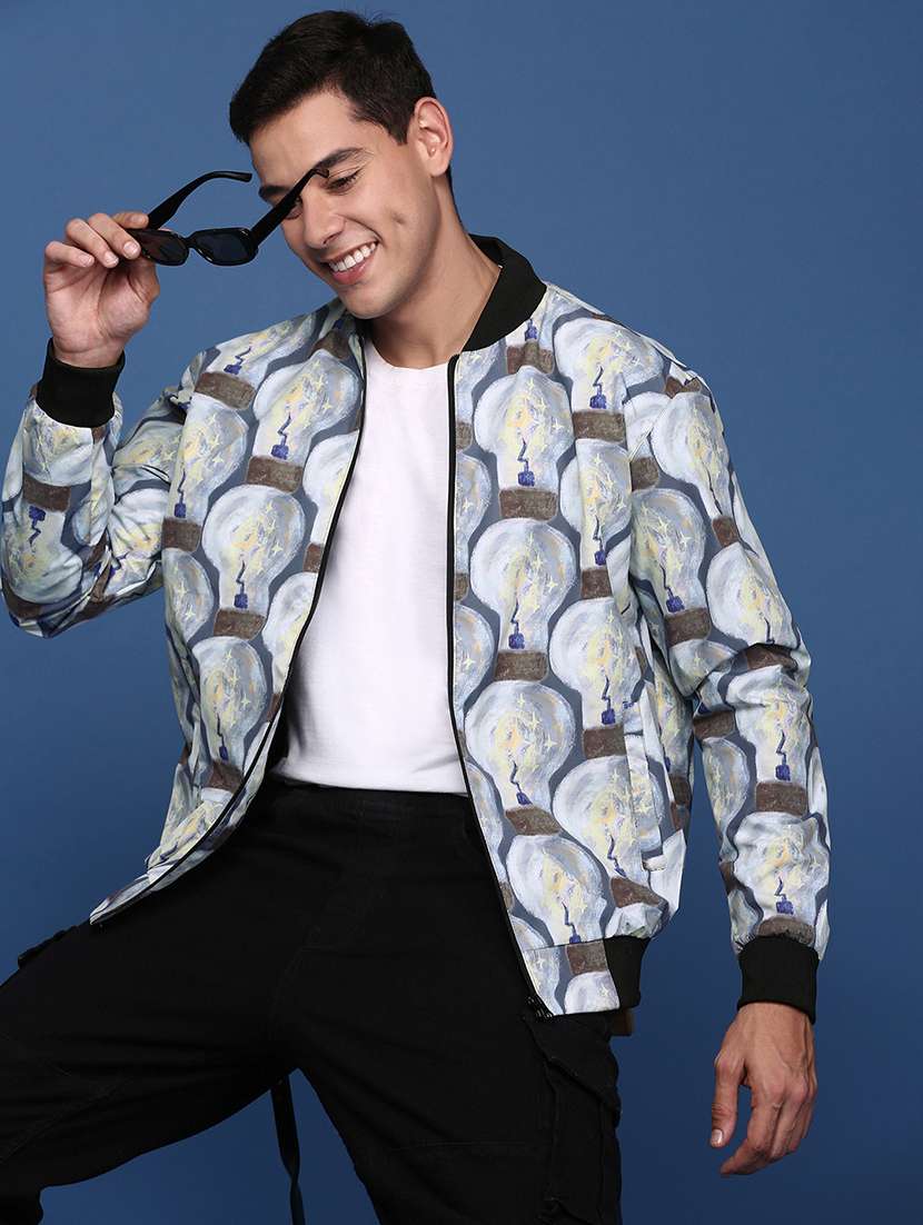 men printed bomber jacket - 21463277 -  Standard Image - 3