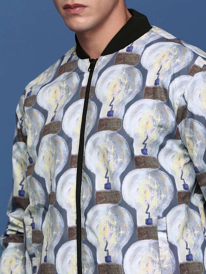 men printed bomber jacket - 21463277 -  Standard Image - 5