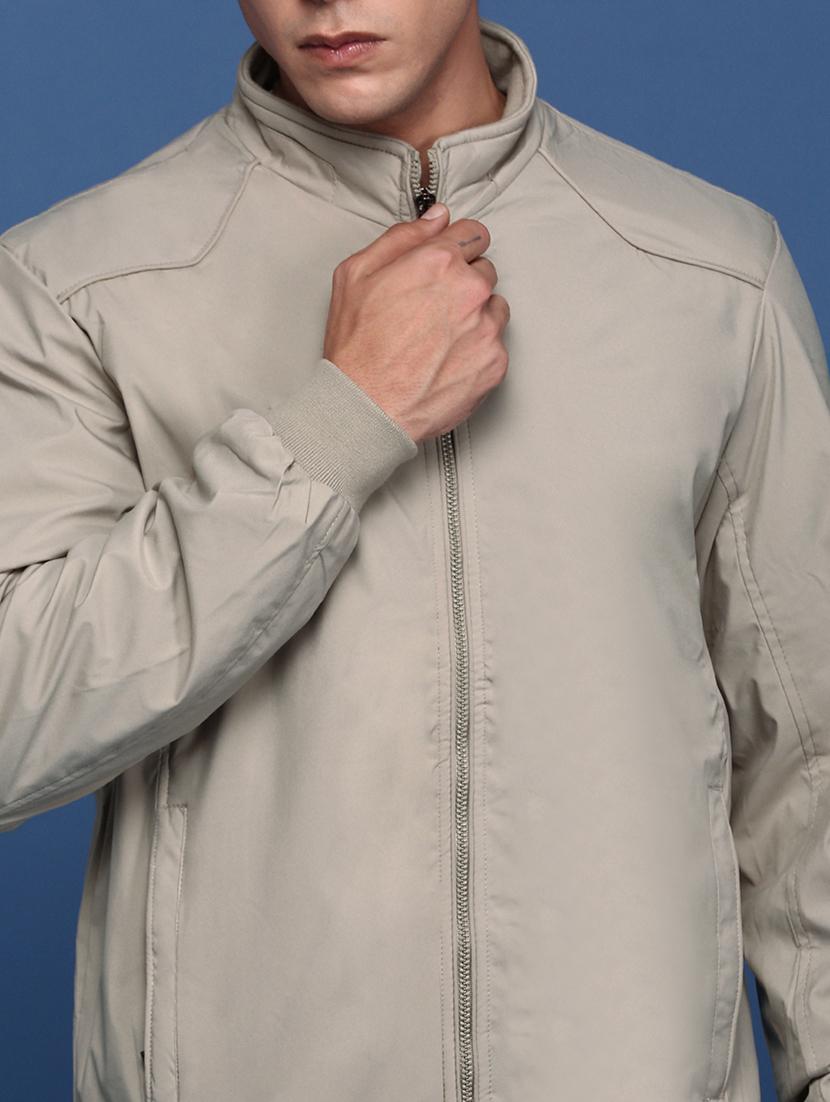 cream nylon bomber jacket - 21463288 - Standard Image - 5
