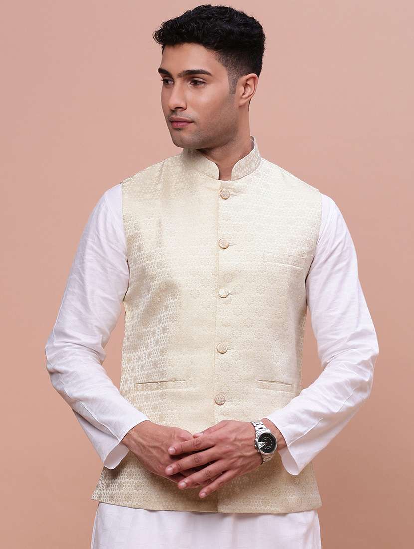 men mandrain neck nehru jacket