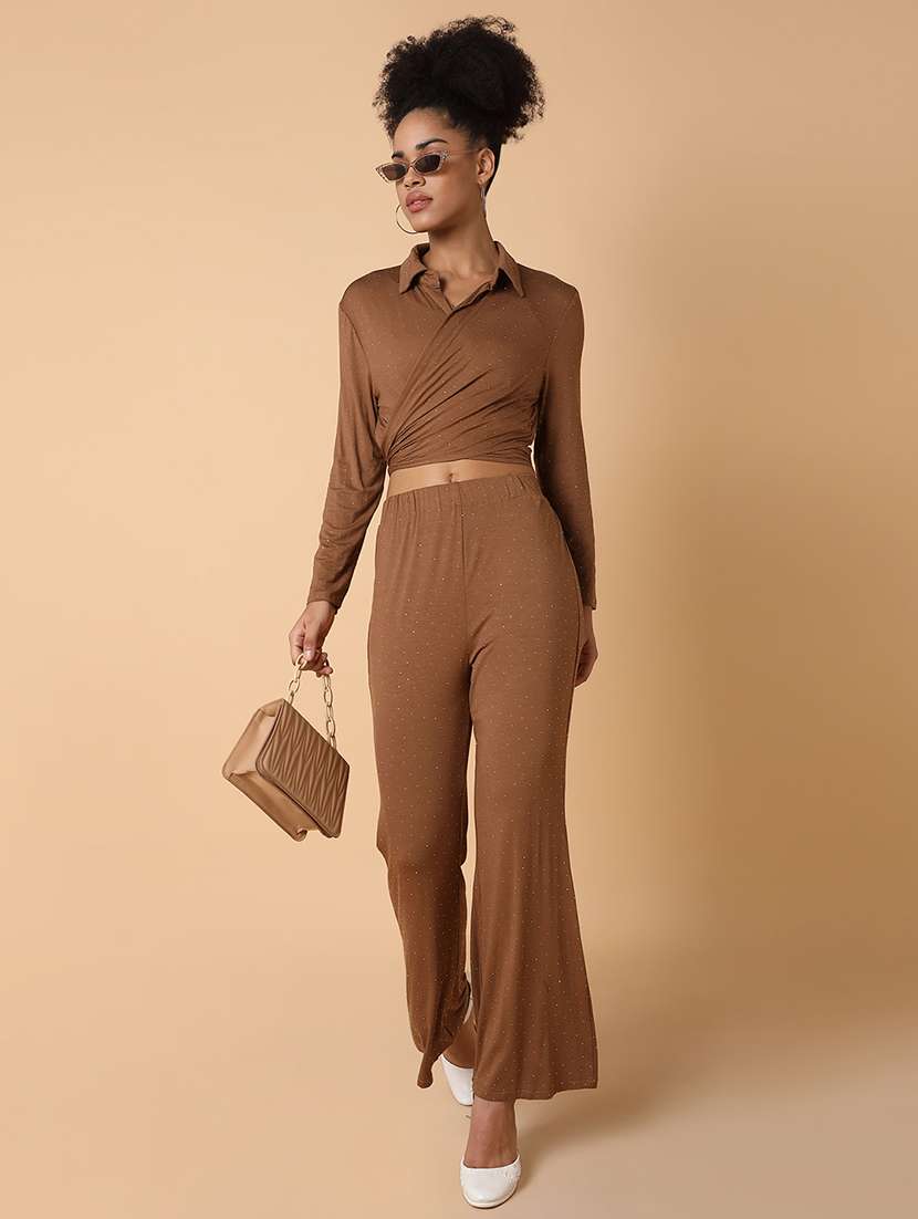 women printed top and palazzos co-ord set - 21463497 -  Standard Image - 5