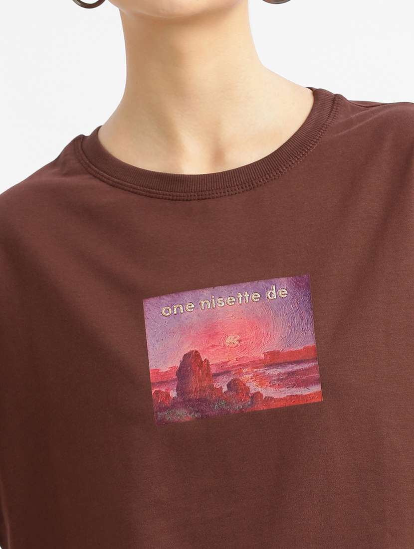 women printed boxy t-shirt - 21463548 -  Standard Image - 5