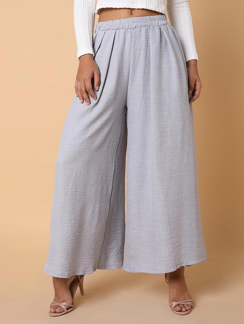 grey cotton trousers - 21463596 -  Standard Image - 0