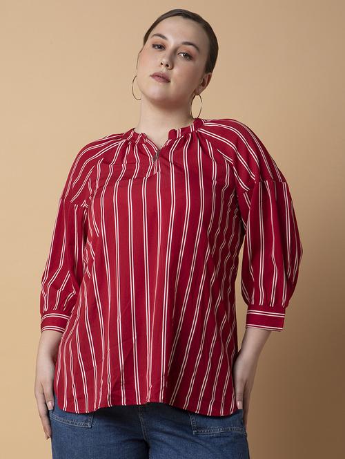 women plus size printed regular fit top - 21463733 -  Standard Image - 0